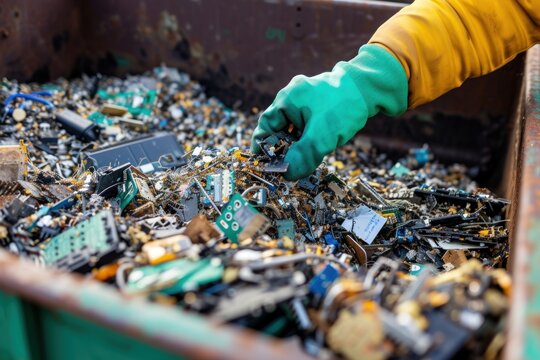 Bulk e-waste recycling